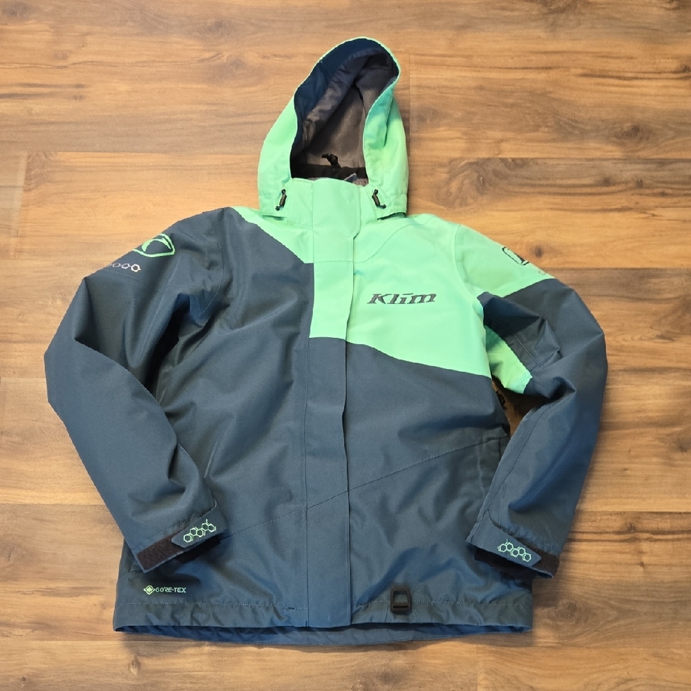 Klim Women's Two-Tone Jacket - Blue and Green